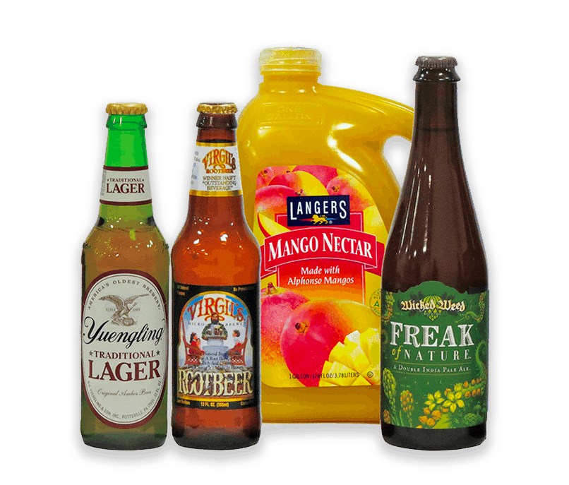 market-beverage-mobile Market Beverages that have been labeled by Gamse