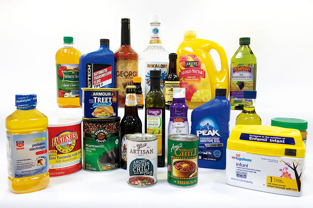 Collection of products with labels created by Gamse